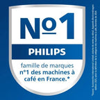 Philips Expresso broyeur Série 5500 – 20 Boissons Chaudes et Glacées, Carafe LatteGo facile à nettoyer, SilentBrew, QuickStart, Machine à café à grain Noir/Argent (EP5546/70)