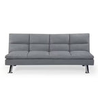 Banquette Clic Clac 3 Places Gris Vanan Banquette lit
