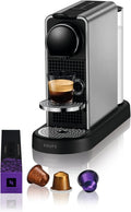 Machine à Café Nespresso Krups Citiz Platinum Titane Cafetière Dosettes YY5077FD