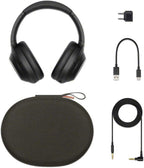 Sony WH1000XM4| Casque Bluetooth à réduction de bruit sans fil, 30 heures d'autonomie, avec micro pour appels téléphoniques, optimisé pour Amazon Alexa et Google assistant, Noir