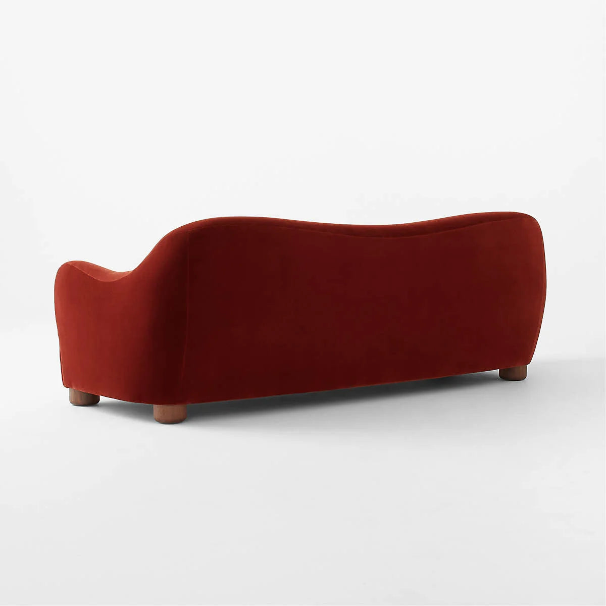 Alton 3 Seater Teak Wood & Fabric Sofa