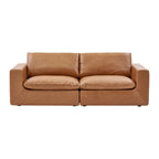 Paula Leather 3 Seater Sofa