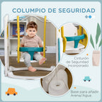 Tobogán Infantil 6 En 1 Con Columpio Y Tobogán Multicolor