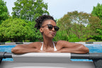 Bestway Steel Pro Max Frame Kit Piscine Ronde avec Pompe à Filtre Ø 366 x 76 cm Gris Clair
