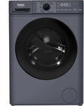 CHiQ CW07123863AX Lave linge hublot - 7kg, Classe énergétique A, Moteur BLDC 1200 RPM, Lavage vapeur & rapide, 15 programmes, Design compact (60x46.5x84cm) - Gris