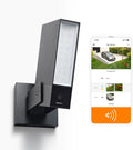 Netatmo Caméra de Surveillance Extérieure Intelligente avec Sirène 105dB, WiFi, Eclairage Intégré 12W, Détection des Mouvements, Vision Nocturne, Vidéo HD, Stockage Local, Aucun Abonnement, NOC-S-AMZ