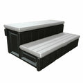 Leisure Accents Escalones con Compartimento de Almacenamiento para Jacuzzi de Patio de 36 Pulgadas