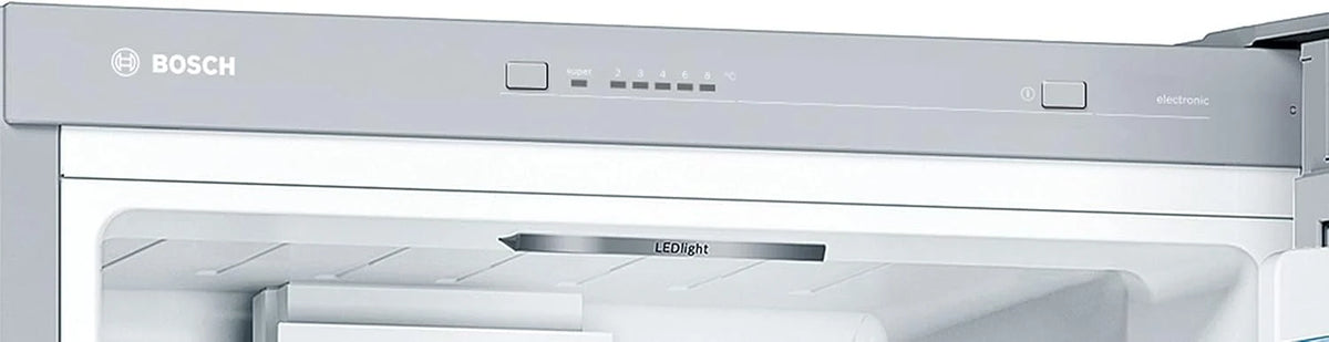 Bosch KGV33VLEAS - Réfrigérateur combiné pose libre - Série 4 - 288L - Inox