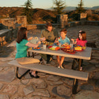 Lifetime Mesa de Picnic Plegable de 6 Pies, Color Yeso (Putty), 22119