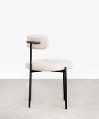 Silla de Comedor en Tela y Metal Alexia