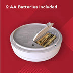 Detector de Humo Kidde, Batería de 10 Años, Indicadores LED, Alerta de Reemplazo, Botón de Prueba y Reinicio, 6 Paquetes, Blanco