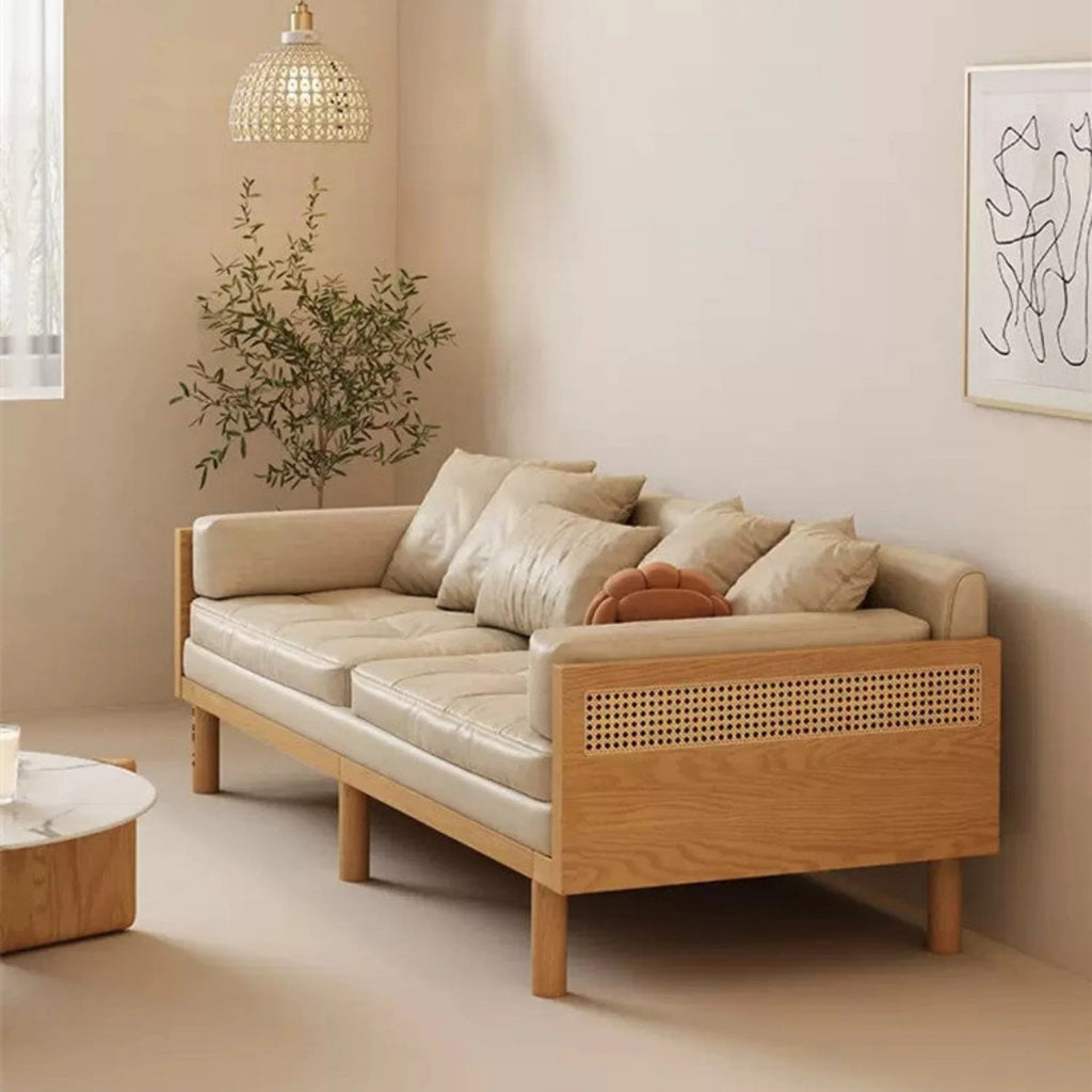 Nismaaya Multifunction Pull Out Sofa Cum Bed Solid Wood Frame