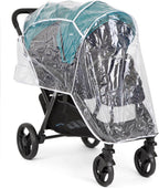 Joie - Evalite™ Duo - Poussette Double Légère - Siège Arrière Inclinable À Plat - Compatible Sièges Auto Et Nacelles - Suspension 4 Roues - Harnais 5 Points SoftTouch - Dès la naissance