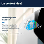 De'Longhi Pinguino PAC EX105 Climatiseur mobile avec technologie EcoRealFeel 10 000 BTU/h, pour pièces jusqu'à 100 m³, fonction déshumidification et ventilation, minuterie 24 heures, classe