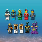 LEGO NINJAGO Hydro Bounty, Set de Construcción de Submarino 71756 con Minifiguras de Kai y Nya, Juguetes Ninja, Regalos para Niños y Niñas a partir de 9 años