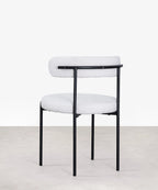 Silla de Comedor en Tela y Metal Alexia