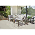 Conjunto de Jardín Rinconera de Aluminio Mesa + Rinconera , Málaga