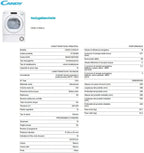 CANDY sèche-linge condensation CSOEC10DG-S, capacité 10kg