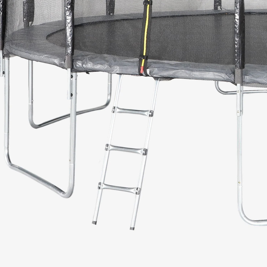 Cama Elástica Con Pack De Accesorios, 490cm, Gris