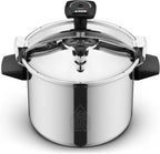 SEB Cocotte-minute 9L, 7 à 10 personnes, Induction, Cuisson plus rapide saine, Fabrication française, Garantie 10ans, Éco-conçue, Système de sécurité, Livre recettes, Authentique Eco-Design P0534900