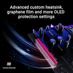 ASUS Moniteur Gaming ROG Swift OLED PG32UCDM ― 32 Pouces, Dalle QD-OLED 4K (3840 x 2160), 240 Hz, 0,03 ms (GTG), Compatible G-Sync®, dissipateur Thermique personnalisé, 99% DCI-P3, 90 W Type-C®