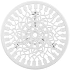 Conjunto De Mesa Y Silla Exterior Para Jardín Balcón Blanco