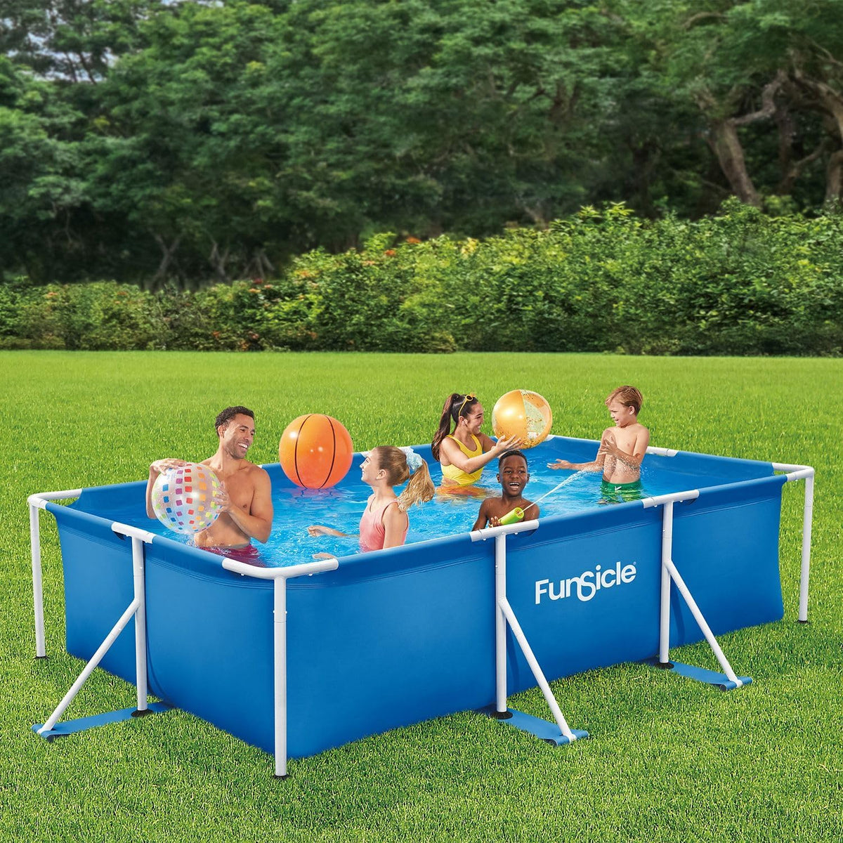 FUNSICLE Piscine Tubulaire Activity™ Lap Pool 3m x 2m x 75cm