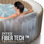 Intex Pure Spa Sahara 4 Places 28426EX Beige