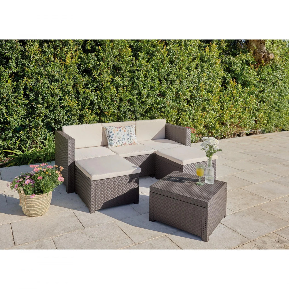 Conjunto de Jardín, Diva Chaisse Longue - Wengue