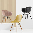 Silla de Polipropileno y Madera Elon Arms