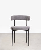 Silla de Comedor en Tela y Metal Alexia