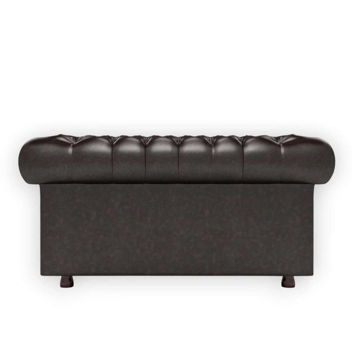 Nismaaya Camryn Traditional Chesterfield 2 Seater Sofas Dark Brown