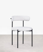 Silla de Comedor en Tela y Metal Alexia