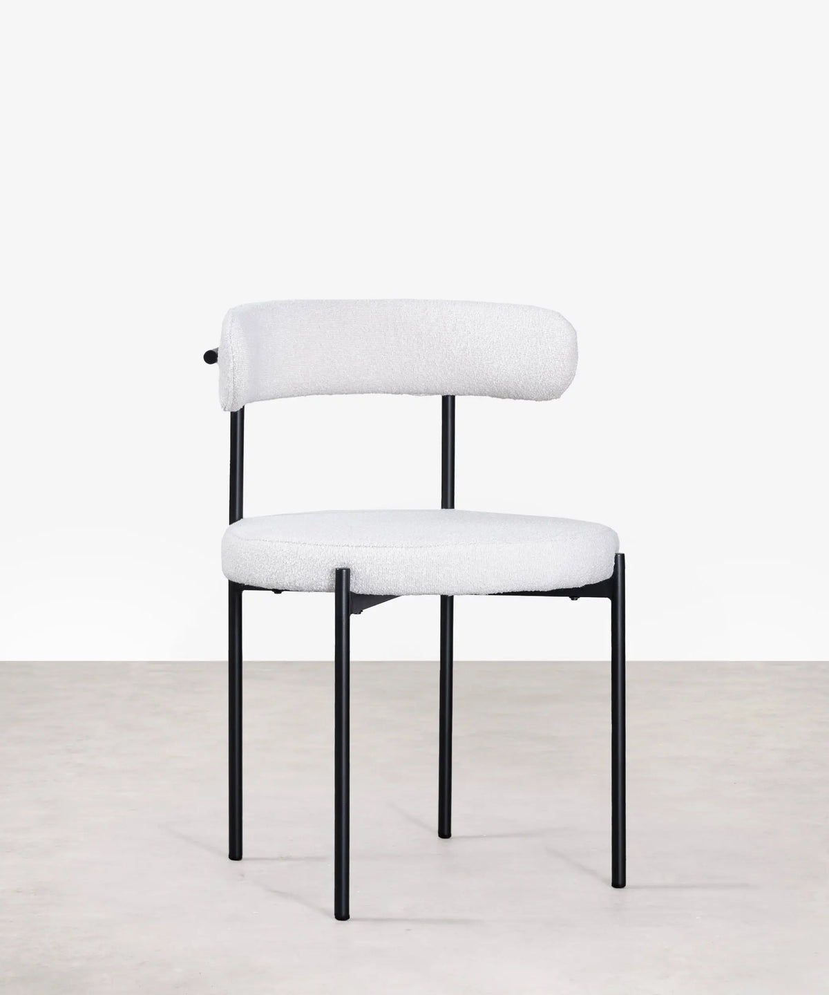 Silla de Comedor en Tela y Metal Alexia