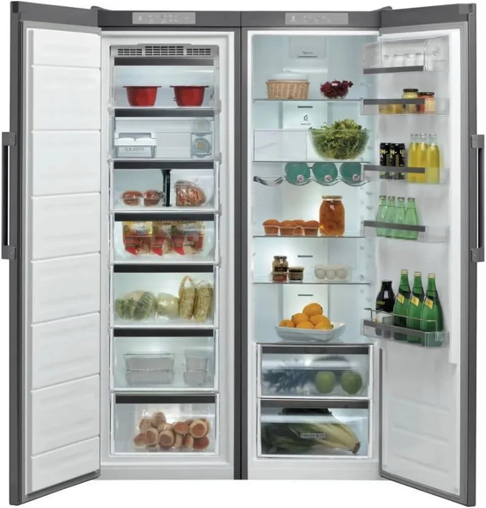 Whirlpool Congélateur armoire 60cm 263l nofrost uw8f2cxbin2, Silver