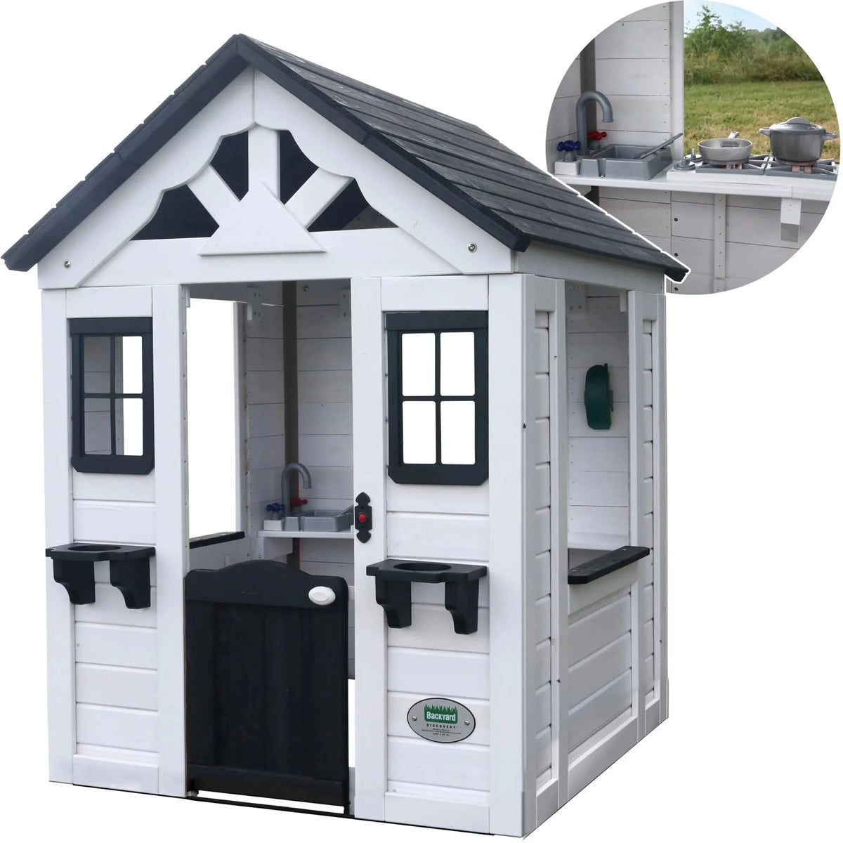 Casita de Juegos Backyard Discovery Sweetwater – Blanca