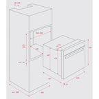 Horno Teka Hlc840 Inox Compacto Multifuncion Display Touch Control Hydroclean 41531020