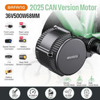 BAFANG 500W 36V BBS02B Kit de Conversion pour Vélo Électrique avec 20Ah Batterie et VD618 Afficheur, Moteur Central G340 pour Vélos de Montagne avec Boîtier de Pédalier BB68mm