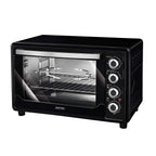 Horno Convección Sobremesa, 45l, Acero Inoxidable, Asador Pollo, Temporizador, Ajuste Temperatura Negro 2000w Mpm Mpe/07t