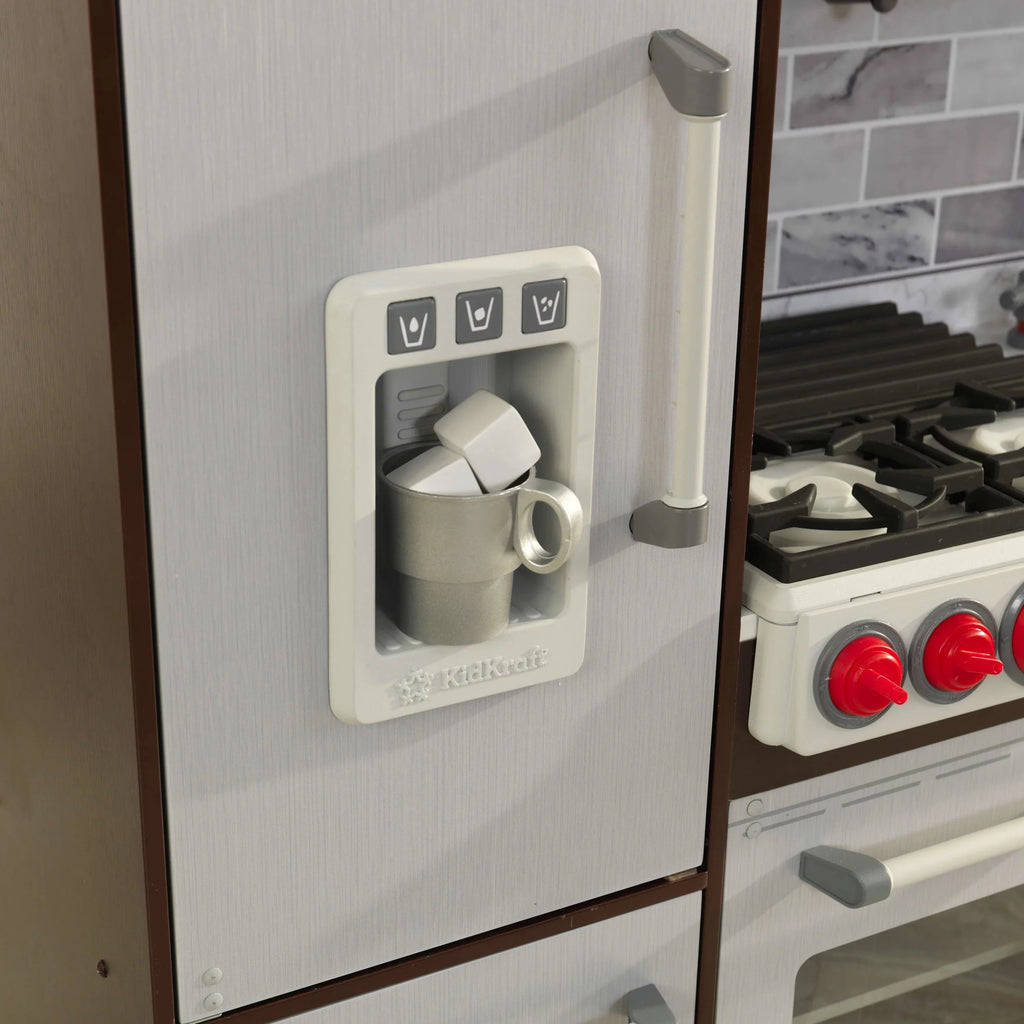 Cocina de Juego KidKraft Uptown Elite Espresso con Luces y Sonidos