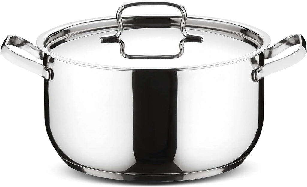 Lagostina Sfiziosa Batería De Cocina Con 24 Piezas, Acero Inoxidable, Plateado