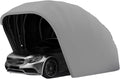 Auto de Voiture en Acier Inoxydable, abri d'auto rétractable Pliable avec Conception télescopique Semi-Automatique, 5,5x2,5x2,3 m de Couverture de Voiture Mobile extérieure pour Le stationnement