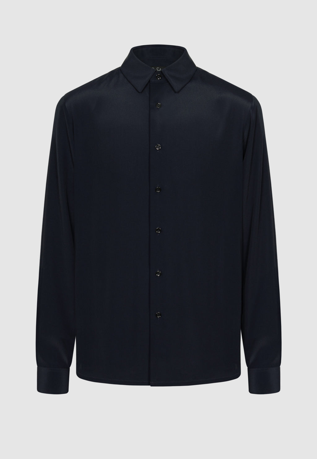 Chemise en crêpe fluide noir