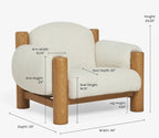 Edina Oak Arm Chair