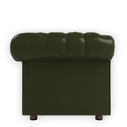 Nismaaya Base Traditional Chesterfield 1 Seater Sofas Bottle Green