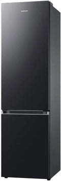 Samsung RB38C607AB1/EF Réfrigérateur-Congélateur, 203 cm, 387 l, Réfrigérateur AI avec Compartiment Congélateur, Wifi et AI Energy Mode, Humidity Fresh plus, Premium Black Steel