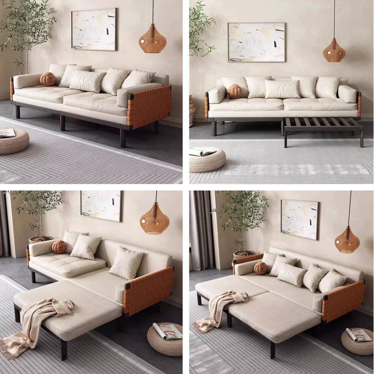 Nismaaya Nordic Light Luxury Sofa Bed
