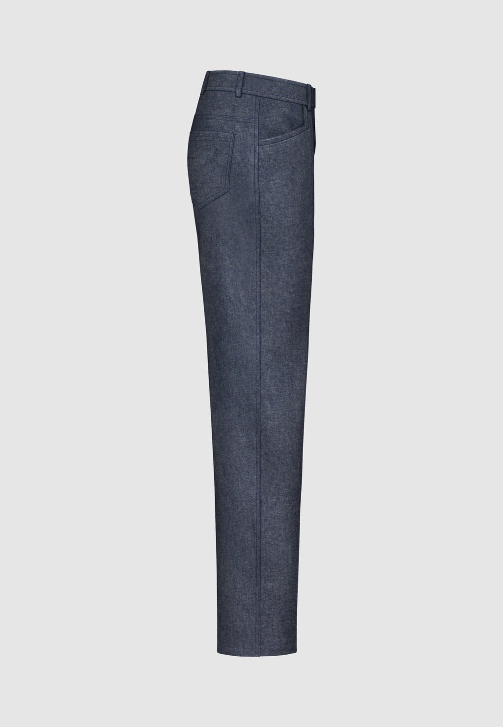 Jeans denim en coton stretch bleu