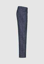 Jeans denim en coton stretch bleu
