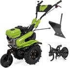 VITO - Motoculteur Thermique à Essence 4 Temps 212 cm3 7CV Transmission Courroie Largeur 70-85cm Buteur + Fraises Idéal Jardin & Maraîchage